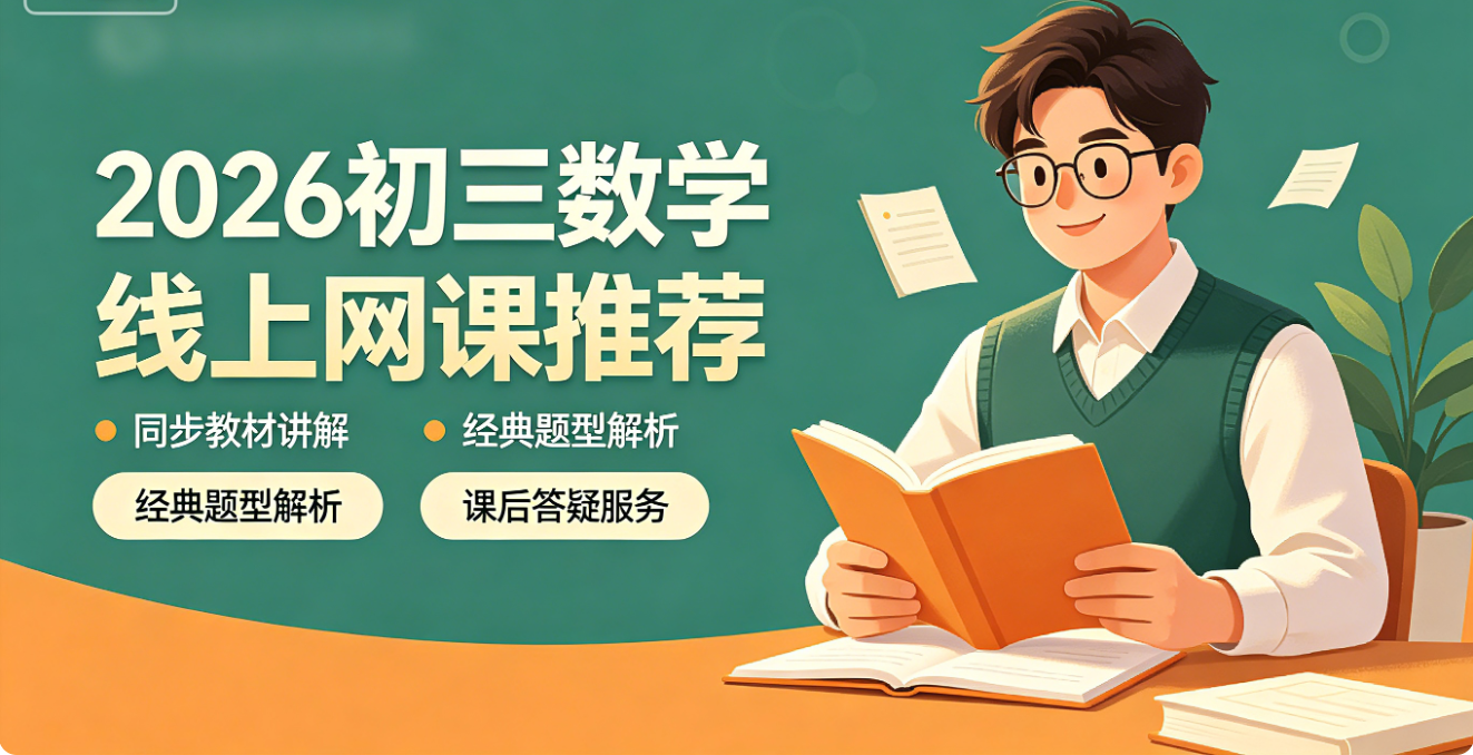 初三数学线上网课推荐.